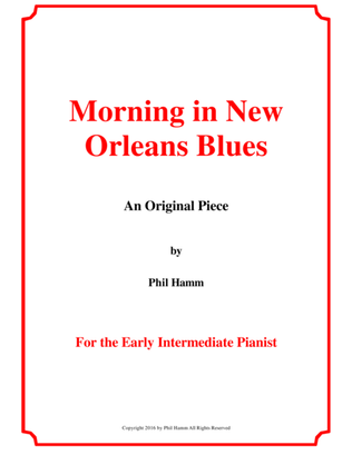 Book cover for Morning in New Orleans Blues