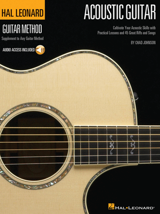 Book cover for The Hal Leonard Acoustic Guitar Method