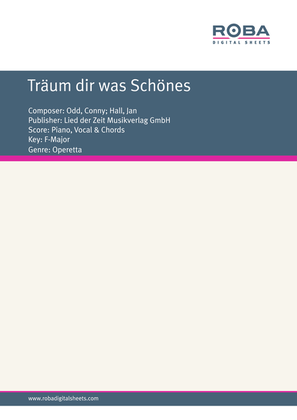 Book cover for Traum dir was Schones