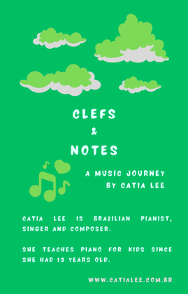 Book cover for Music Theory for Kids - Clefs and notes