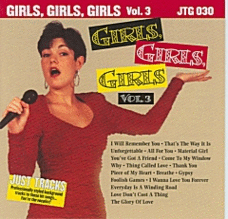 Sing The Hits Girls Girls Girls Vol 3 Jtg*