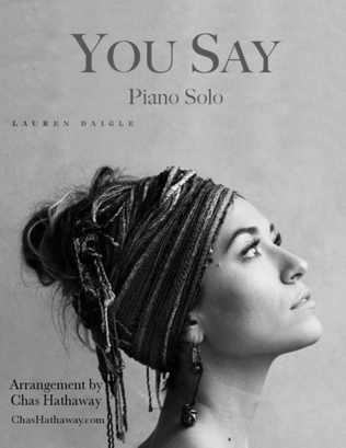 Book cover for You Say