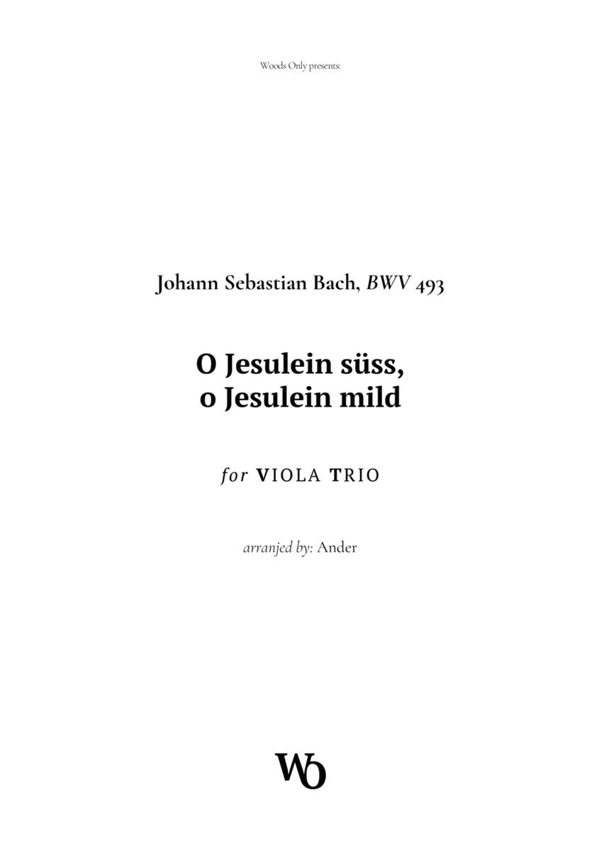 O Jesulein süss by Bach for Viola Trio image number null