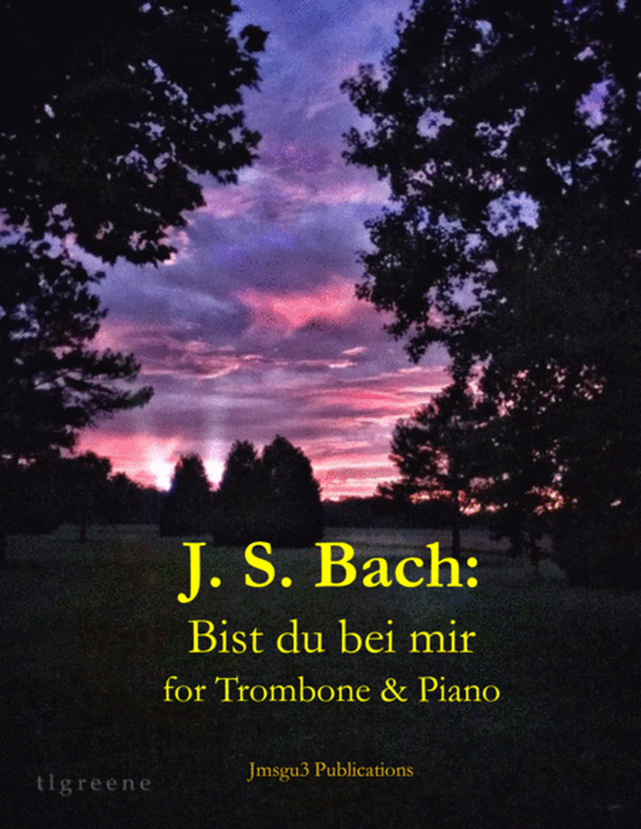 Bach: Bist du bei mir BWV 508 for Trombone & Piano image number null