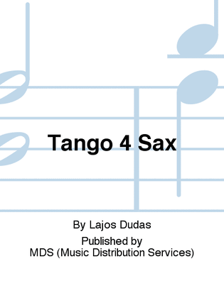 Book cover for Tango 4 SAX