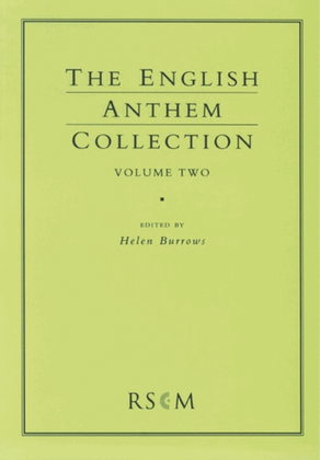 Book cover for The English Anthem Collection, Volume Two