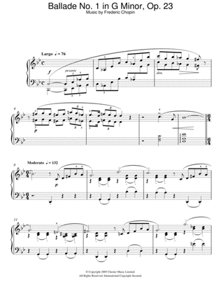 Book cover for Ballade No. 1 In G Minor, Op.23 (Excerpts) (arr. Jerry Lanning)