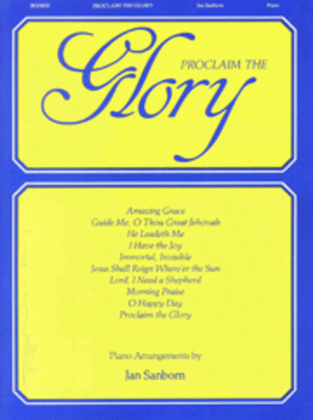 Book cover for Proclaim the Glory of the Lord - Piano