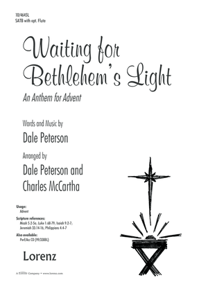 Book cover for Waiting for Bethlehem’s Light