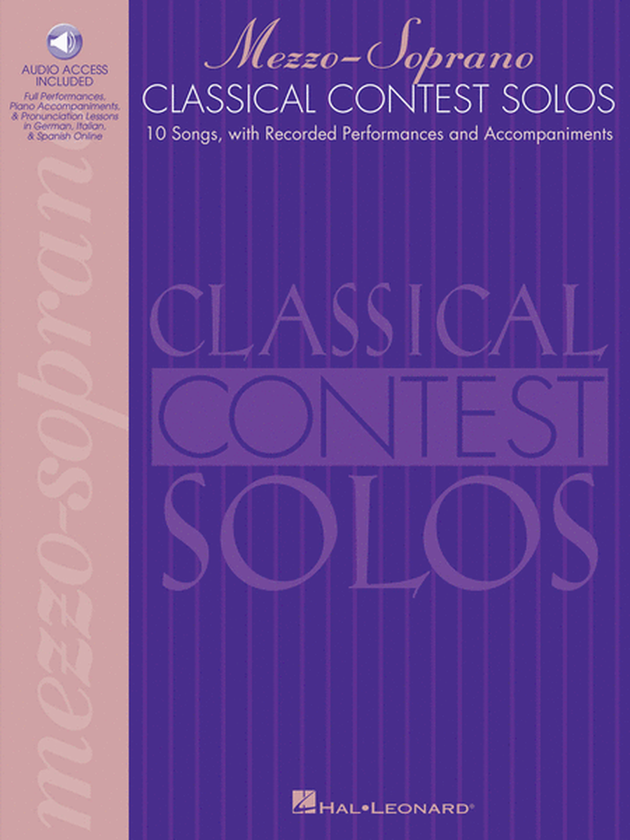 Classical Contest Solos - Mezzo-Soprano image number null