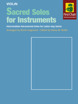 Book cover for Sacred Solos for Instruments - Violin
