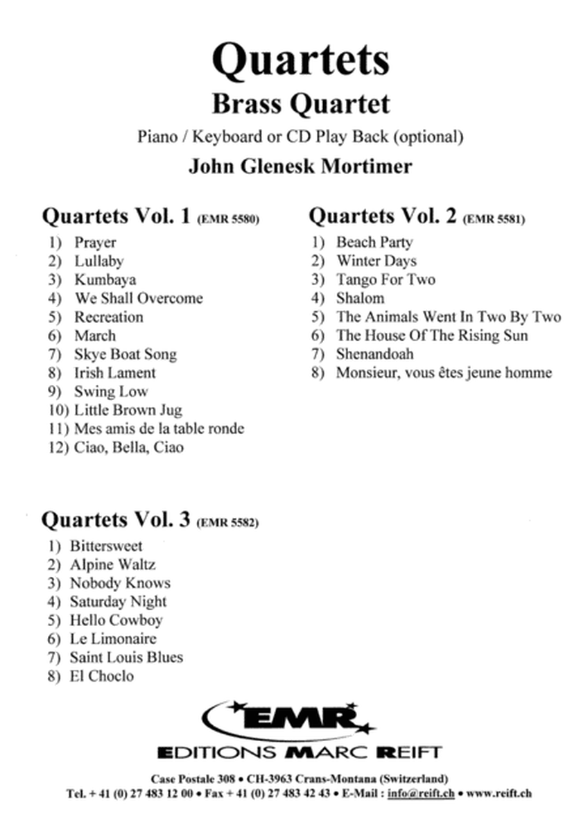 Quartets Volume 2 image number null