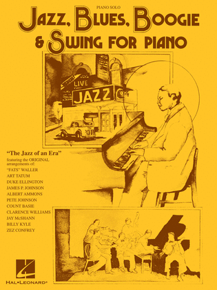 Book cover for Jazz, Blues, Boogie & Swing for Piano