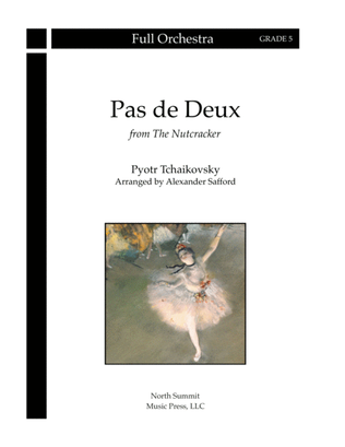 Book cover for Pas de Deux from the Nutcracker Score (with Intermediate Harp)