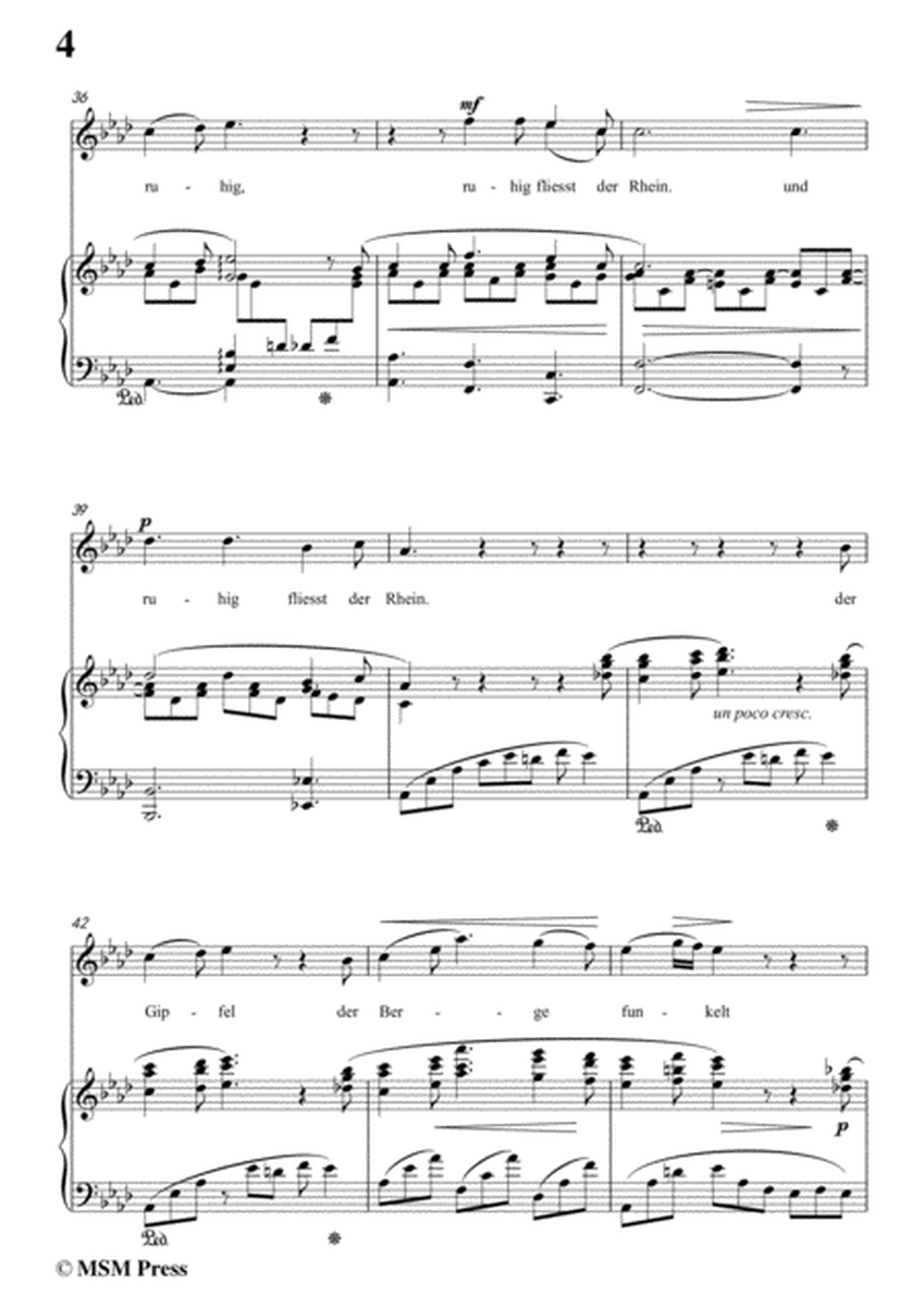 Liszt-Die Lorelei in B Major，for voice and piano image number null