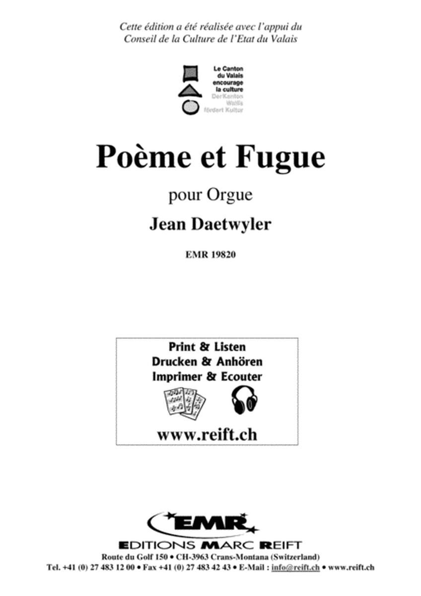 Poeme et Fugue image number null