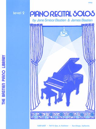 Book cover for Piano Recital Solos, Level 2