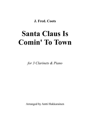 Book cover for Santa Claus Is Comin' To Town