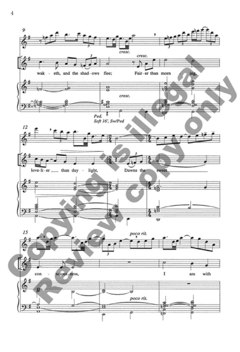 Still, Still With Thee (Choral Score) image number null