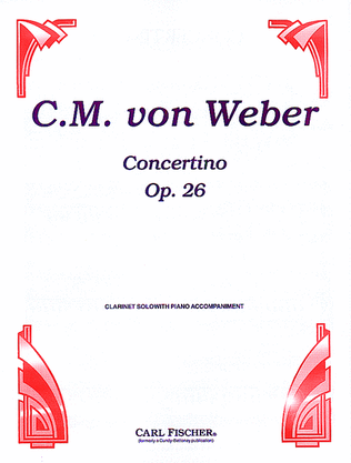 Book cover for Concertino, Op. 26