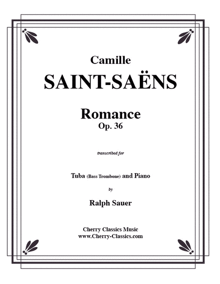 Romance, Opus 36 for Tuba or Bass Trombone and Piano