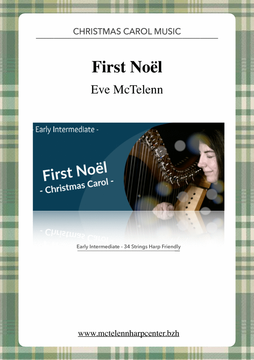 First Noël - Christmas Carol - intermediate & 27 String Harp | McTelenn Harp Center image number null