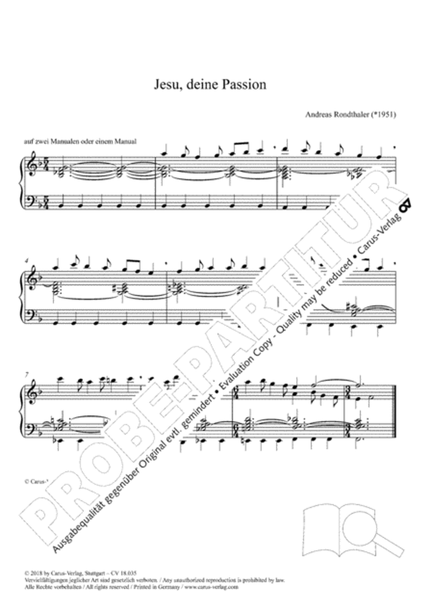 Rondthaler: Five chorale arrangements for organ