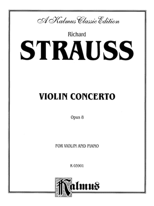 Book cover for Strauss: Violin Concerto, Op. 8