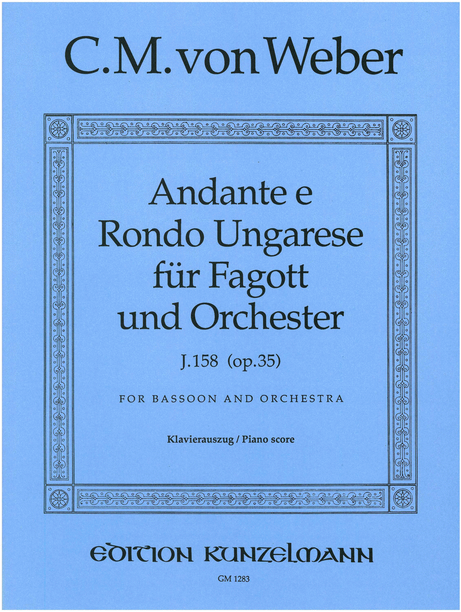 Andante and Hungarian Rondo Op.35 (K.158)
