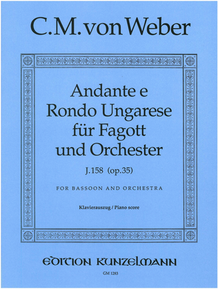 Book cover for Andante e rondo ungarese