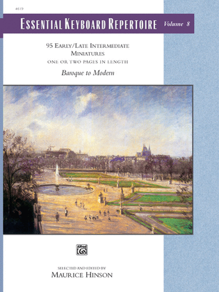 Book cover for Essential Keyboard Repertoire, Volume 8