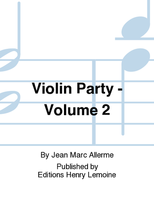 Book cover for Violin party - Volume 2