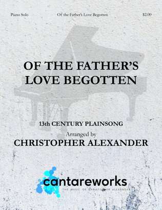 Book cover for Of the Father's Love Begotten