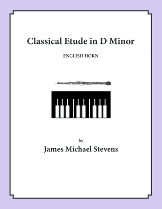 Classical Etude in D Minor - English Horn & Piano