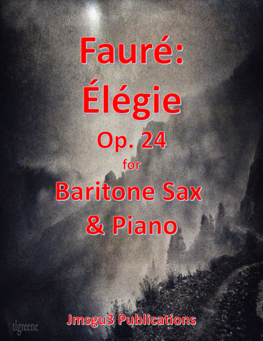 Fauré: Élégie Op. 24 for Baritone Sax & Piano image number null