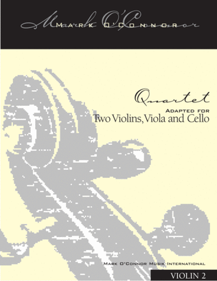 Book cover for String Quartet No. 1 (violin 2 part - two vlns, vla, cel)