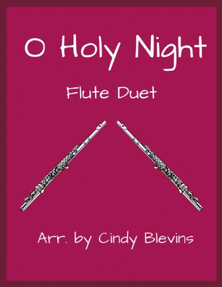 Book cover for O Holy Night, for Flute Duet