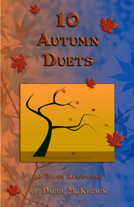 Book cover for 10 Autumn Duets for Tenor Saxophone
