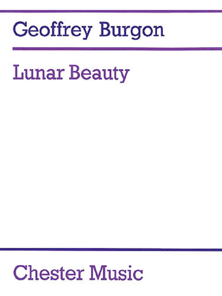 Geoffrey Burgon: Lunar Beauty (Tenor or Medium Voice/Guitar)