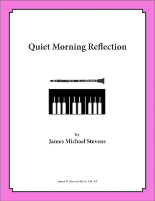 Book cover for Quiet Morning Reflection - Clarinet and Piano