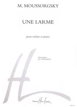 Book cover for Une Larme