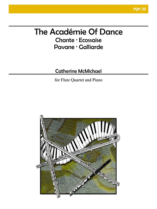 Book cover for The Académie of Dance for Flute Quartet and Piano