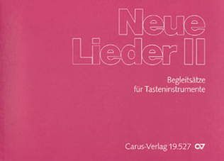 Book cover for Neue Lieder II: Orgel-Begleitsatze