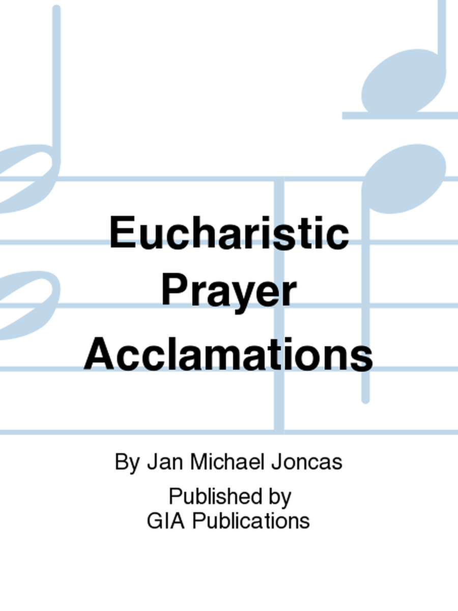 Eucharistic Acclamations from "No Greater Love" image number null