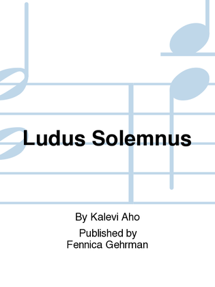 Book cover for Ludus Solemnus