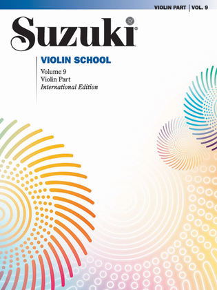 Book cover for Suzuki Violin School, Volume 9