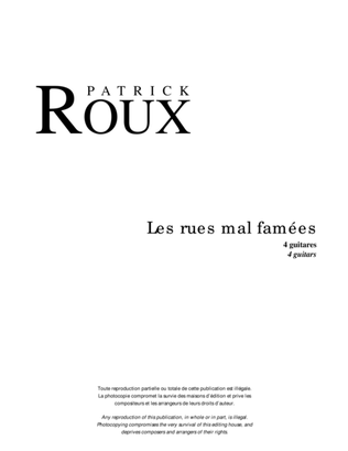 Book cover for Les rues mal famées