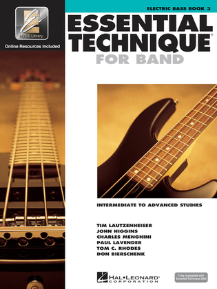 Book cover for Essential Technique for Band with EEi - Intermediate to Advanced Studies