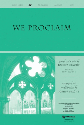 Book cover for We Proclaim - Anthem