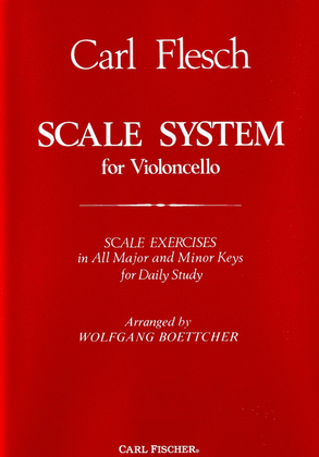 Book cover for Scale System For Violoncello